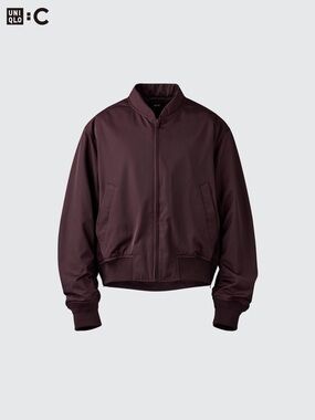 Uniqlo C Bomber Jacket - Burgundy